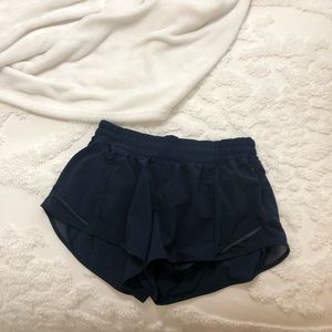 Lululemon Hotty Hot shorts in Navy, Size 4